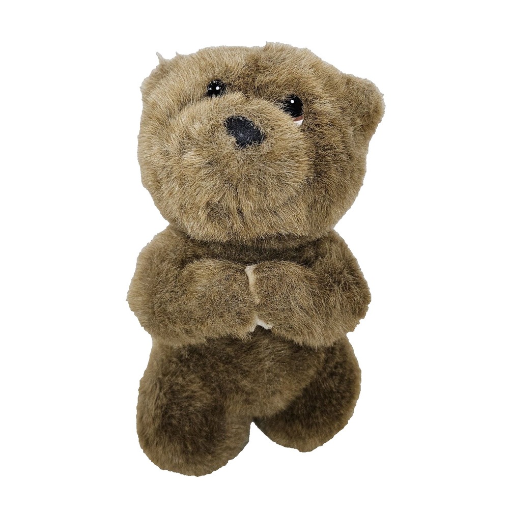 Gibson Greetings Bearing Blessings Bear Plush Brown Praying 10" Vintage 1996